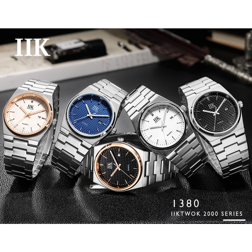 Đồng Hồ Quartz Nam Hiển Thị Ngày Iik 1380