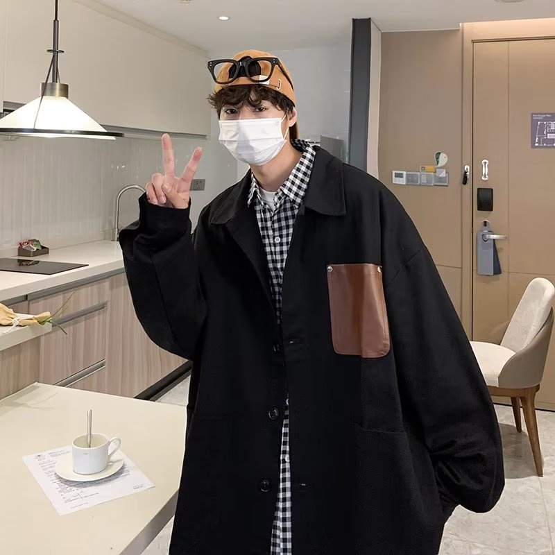 Áo Khoác Nam Có Túi Thời Trang Trẻ Trung