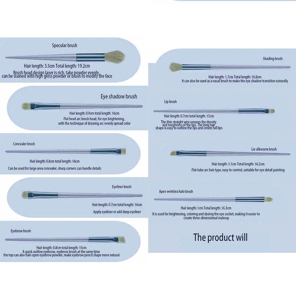 Set Cọ Trang Điểm Lông Mềm V2H4