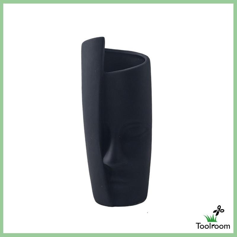 Chậu Hoa Bằng Gốm Hình Khuôn Mặt Hiện Đại Sắp Xếp Gọn Gàng Trang Trí Phòng Khách