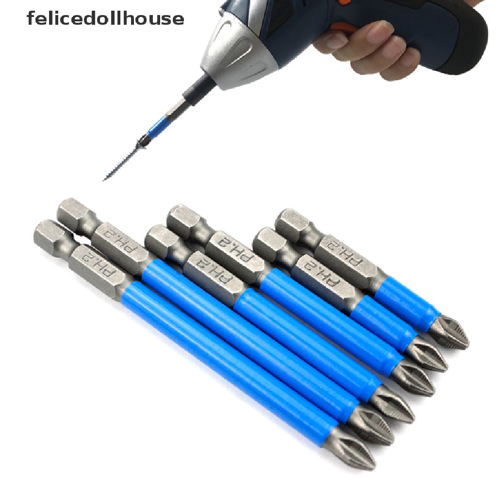 Đầu Tua Vít Điện Từ Tính Chống Trượt 1 / 4 "PH2