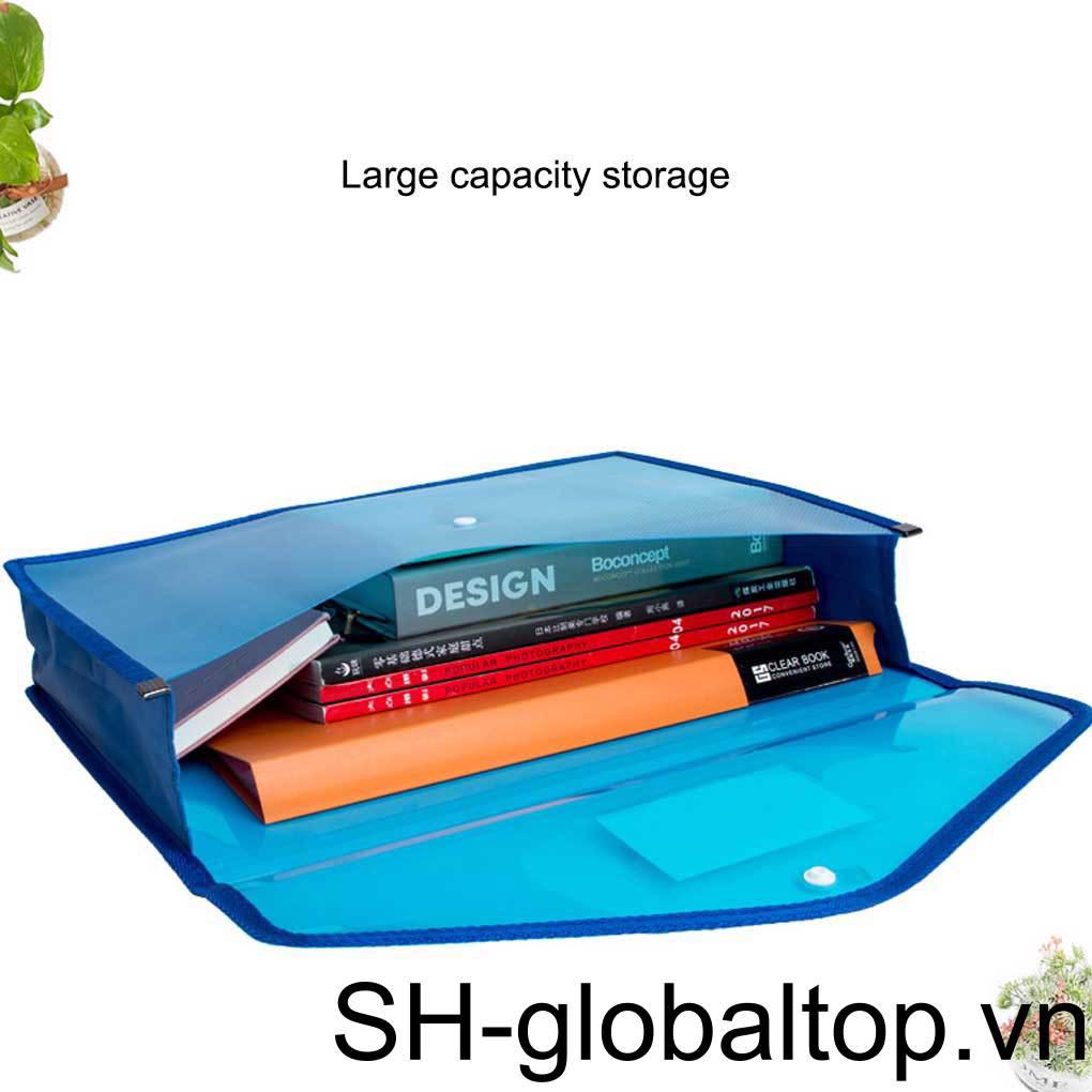 Ví Đựng Tài Liệu Bằng Nhựa Cỡ B5 Chống Thấm Nước Tiện Dụng Cho Gia Đình / Văn Phòng