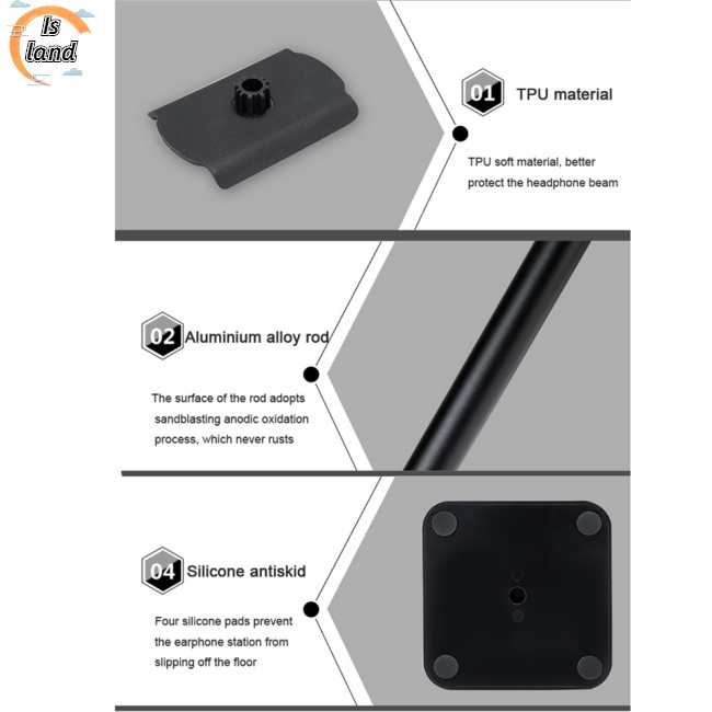 Giá Đỡ Tai Nghe Chơi Game D5 Có Thể Tháo Rời Tiện Dụng