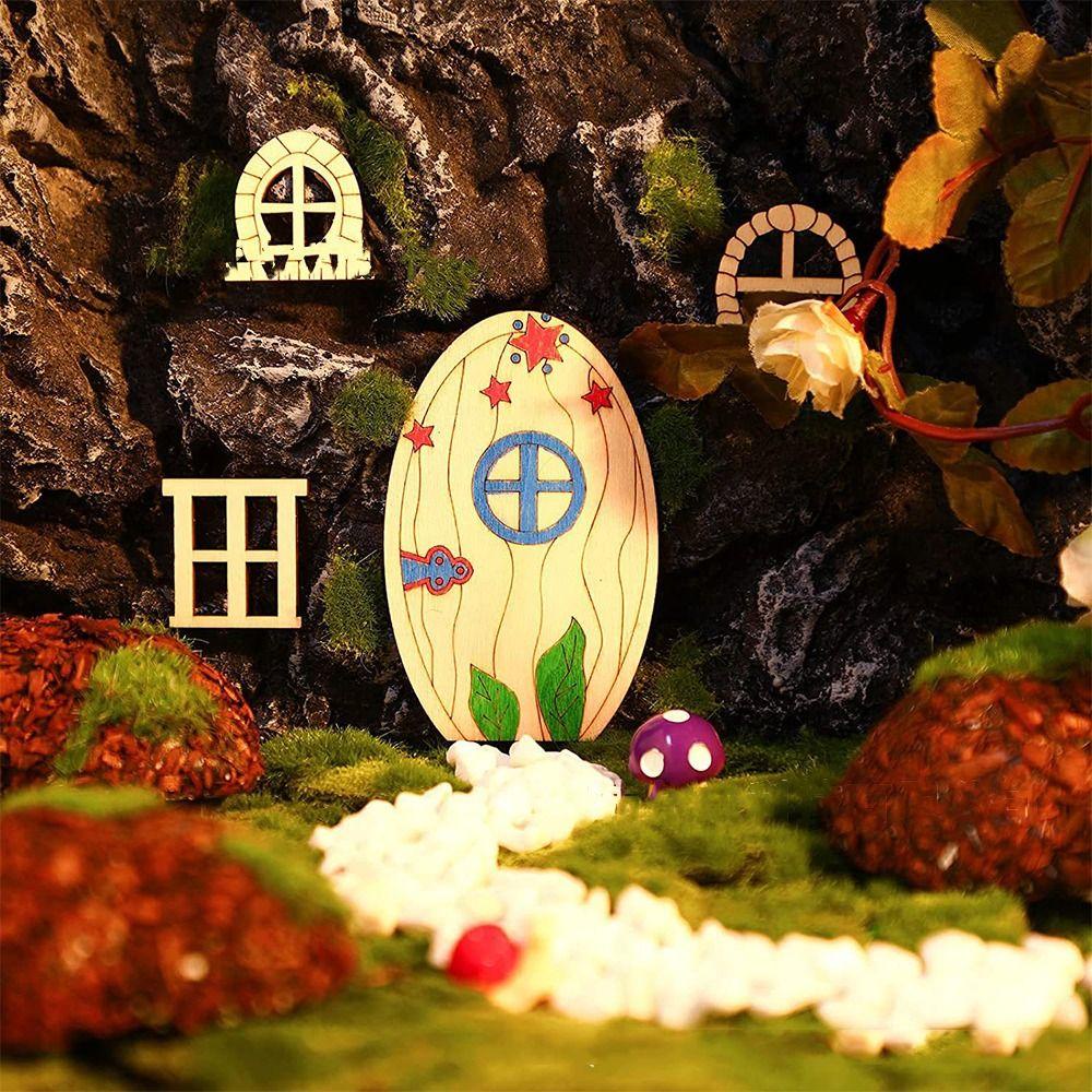 Bộ 48 / 64 Đồ trang trí Cửa Thần Tiên Mini Dùng Để Trang Trí Tiểu Cảnh