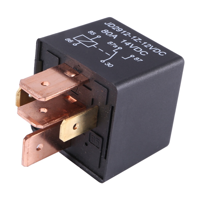 Rơ Le Nguồn 80A DC 12V 5 Pin Tự Làm Cho Xe Hơi, Xe Tải