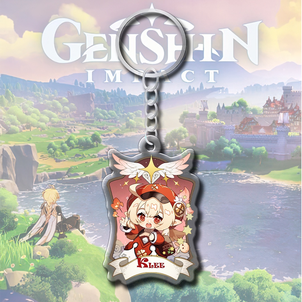 Móc khóa Genshin Impact Anime Manga Game 01MKGSNEW11 Quà Tặng Cho Cặp Đôi Bạn Bè Gia Đình