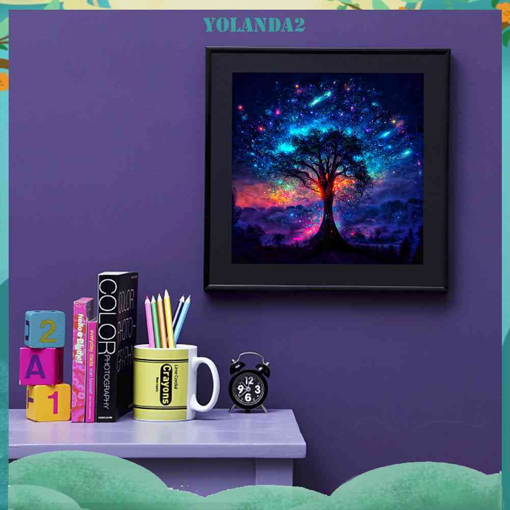 Bộ Tranh Đính Đá 5D Toàn Diện Họa Tiết Trừu Tượng Độc Đáo DIY Dùng Trang Trí Nhà Cửa