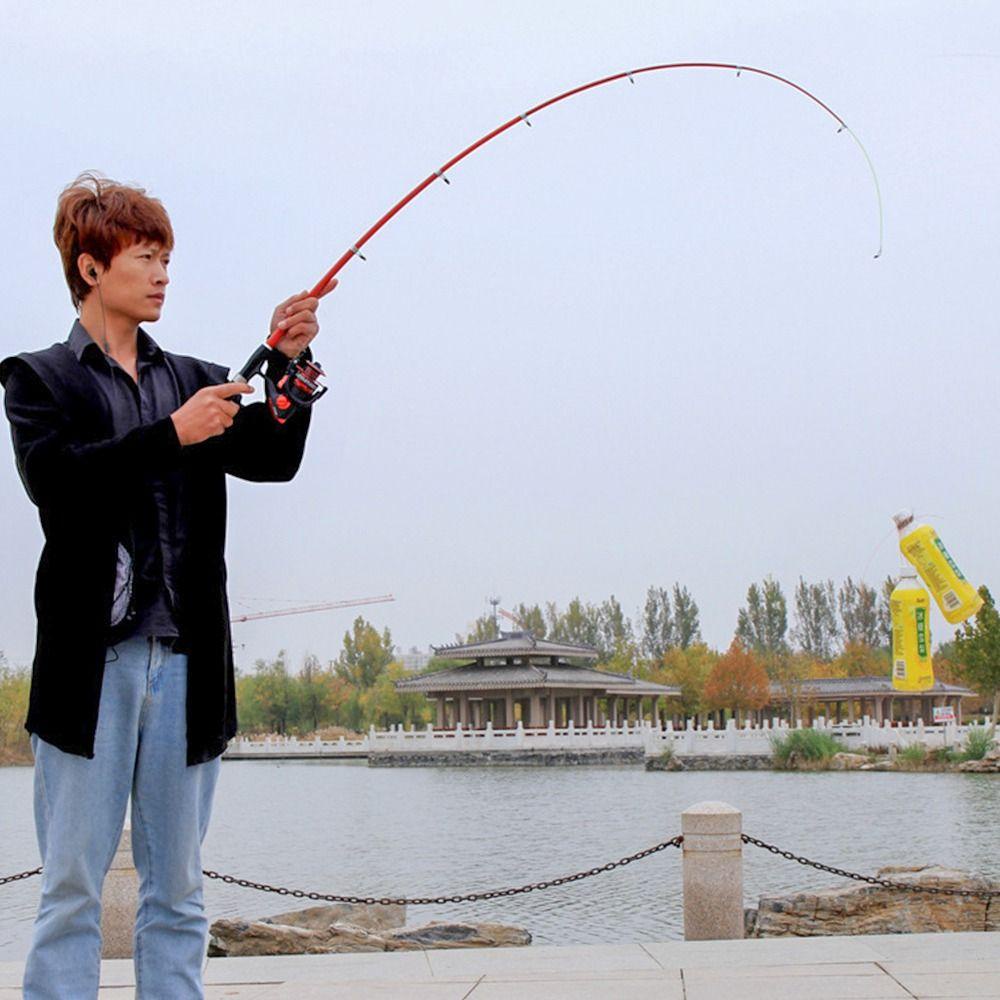 SHOUKEY Cần Câu Cá Mini Bằng Sợi Thủy Tinh Có Thể Thu Gọn Tiện Dụng