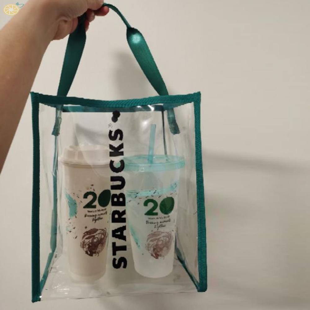【VARSTR】Lunch Bag Handbag Reusable Starbucks Waterproof Women's Bags Annivesery