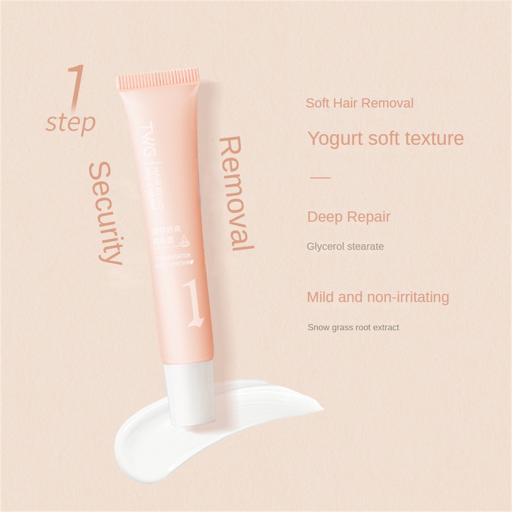 Bộ 2 Gel Tẩy Lông Môi Không Đau Chiết Xuất Lô Hội Dưỡng Ẩm Cho Nam Và Nữ