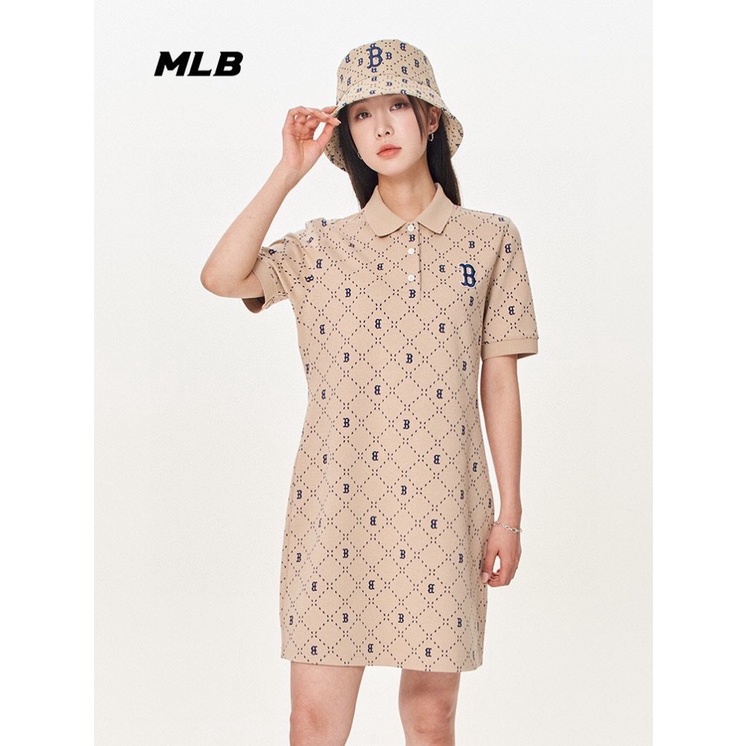 Hàng Có Sẵn! Áo Sơ Mi Tay Ngắn In Logo MLB Thời Trang Mùa Hè 2023 Cho Nữ