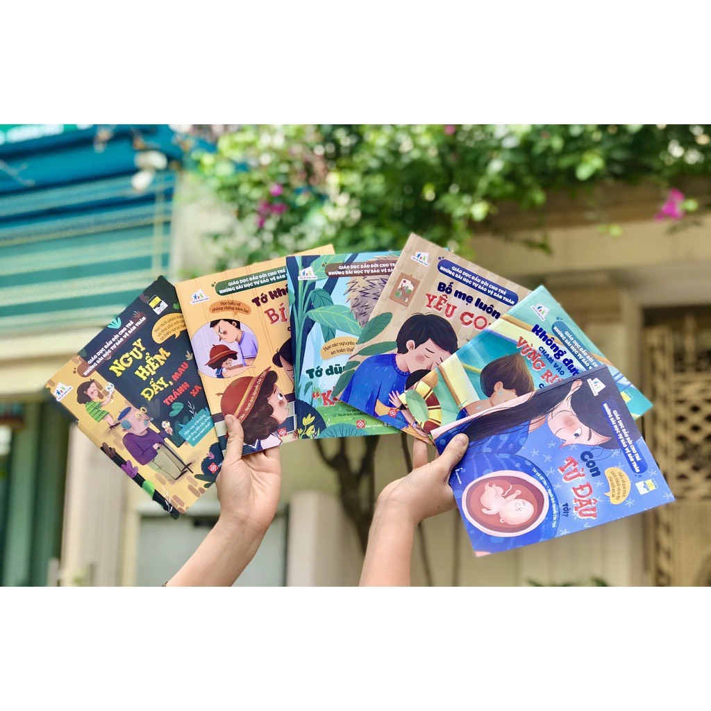 Sách thiếu nhi - Giáo dục đầu đời cho trẻ: Những bài học tự bảo vệ bản thân (phân loại)