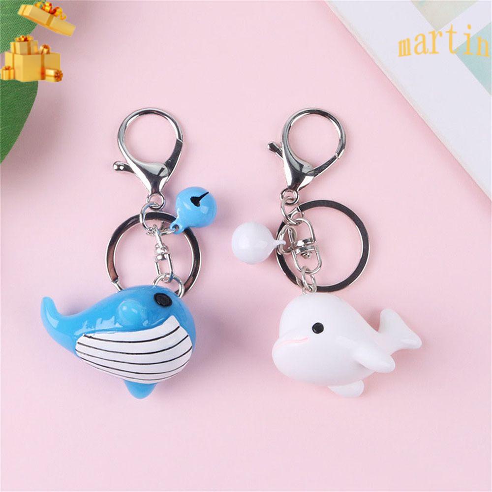 Móc Khóa Trang Trí Túi Xách Hình Cá Heo Xanh Dương MARTIN1 Đơn Giản Thời Trang