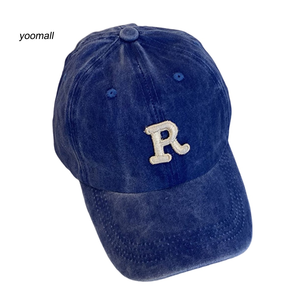 Mũ Lưỡi Trai Thêu Chữ Chống Nắng Có Thể Giặt Được Thời Trang Cho Nam Và Nữ