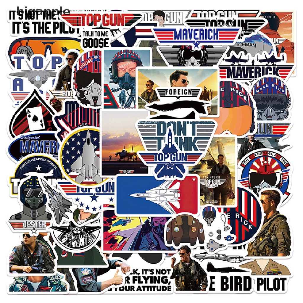 Set 50 Miếng Dán Họa Tiết Graffiti Trang Trí Đàn Guitar / Laptop / Hành Lý DIY