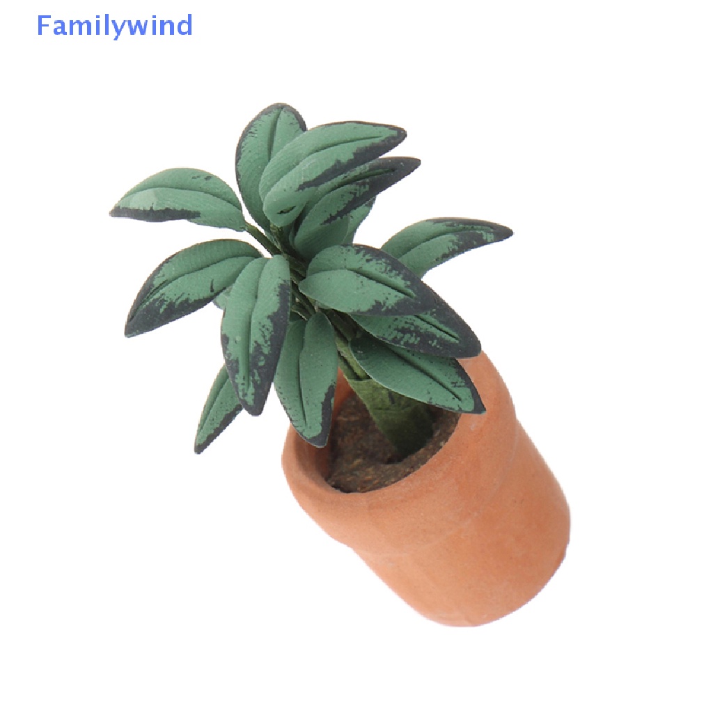 Mô Hình Chậu Cây Xanh Trang Trí Tiểu Cảnh Tỉ Lệ 1: 12