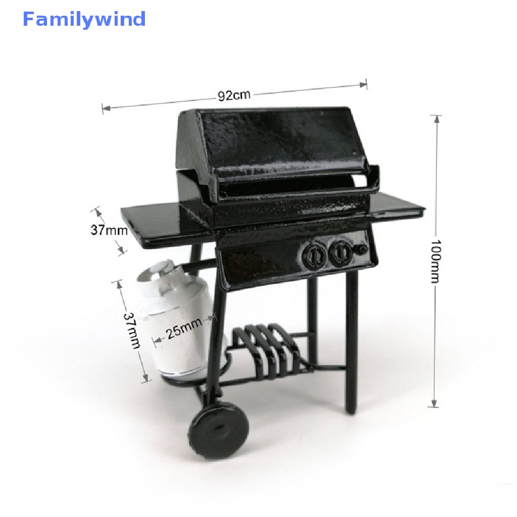 Mô Hình Đồ Nướng Bbq Bằng Kim Loại Tỉ Lệ 1 / 12 Trang Trí Nhà Búp Bê