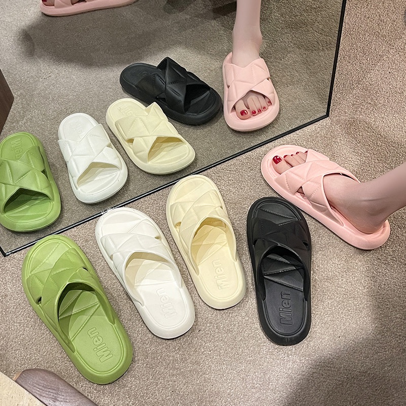 STARRY dép nữ fashion sandal nữ sục dép quai hậu nữ dép bánh mìgiày 040712