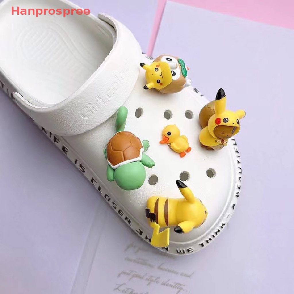 Hanprospree &gt; Phụ Kiện Khóa Giày Bằng PVC Thiết Kế Hoạt Hình Vui Nhộn Trang Trí Giày Croc Ch Kid well