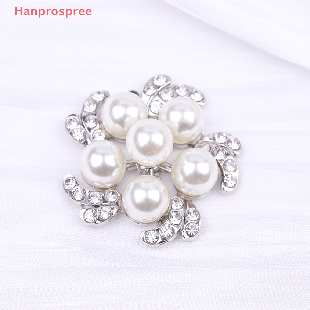 Hanprospree > 1 Kẹp Khóa Giày Cao Gót Đính Ngọc Trai Trang Trí Dành Cho Bạn Nữ