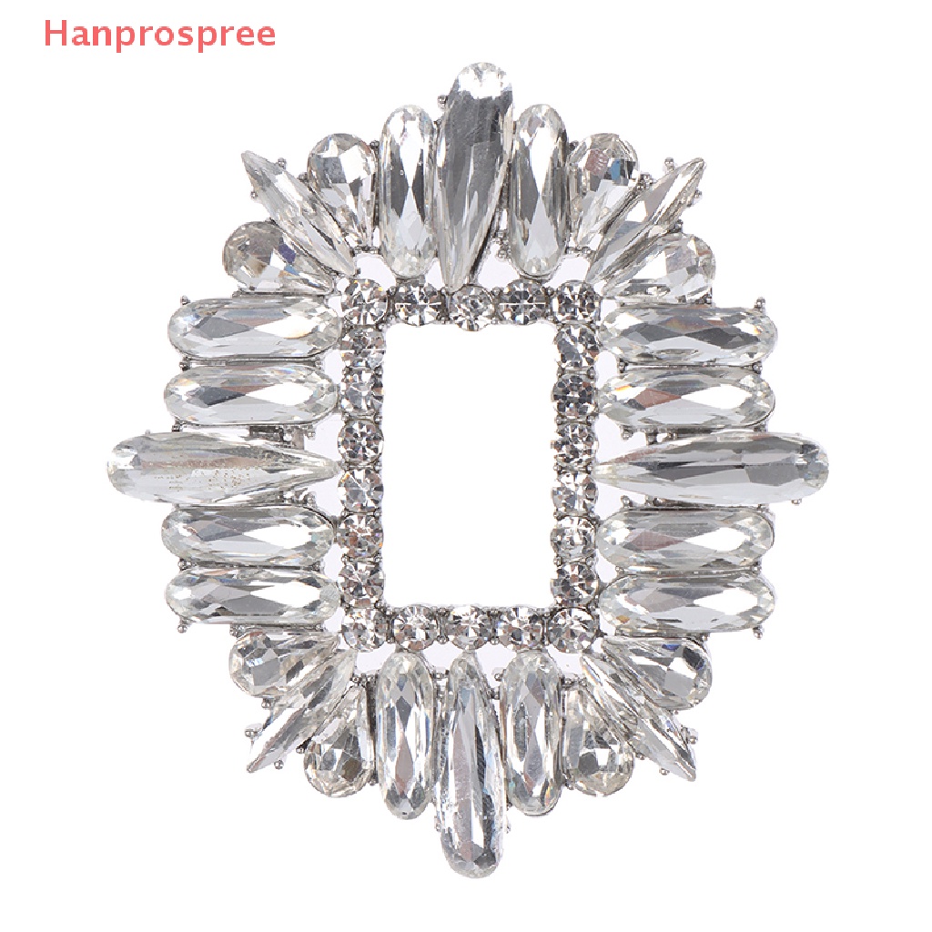 Hanprospree &gt; Kẹp Đính Đá Pha Lê Trang Trí Giày Dép DIY Cho Nữ