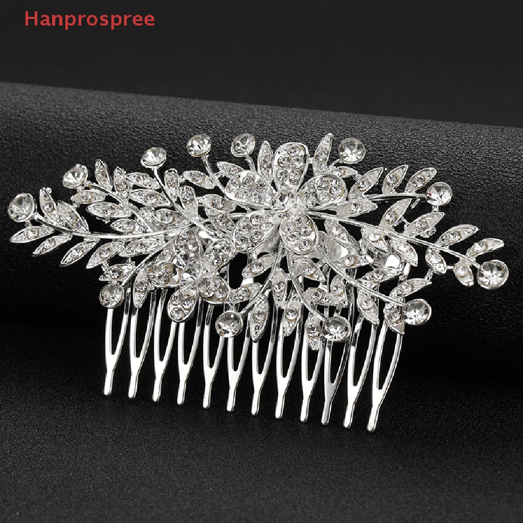 Lược Cài Tóc Đính Đá Pha Lê Cho Cô Dâu Ngày Cưới