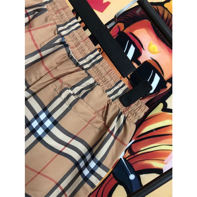 Quần Short cotton Co Giãn Họa Tiết Kẻ Sọc Chất Lượng Cao BUR99BER-2023