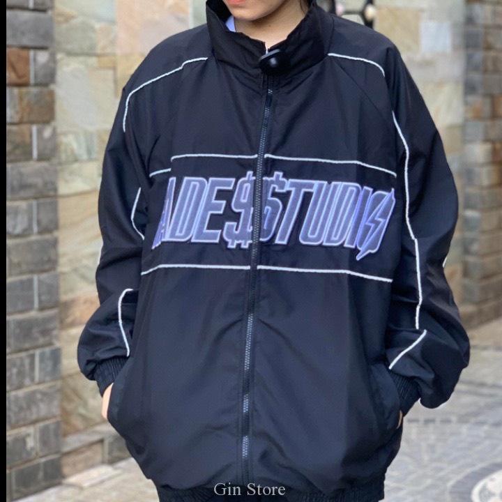 Áo khoác dù nam nữ unisex HADES màu đen thêu phản quang form rộng - Unisex Clothes | BigBuy360 - bigbuy360.vn