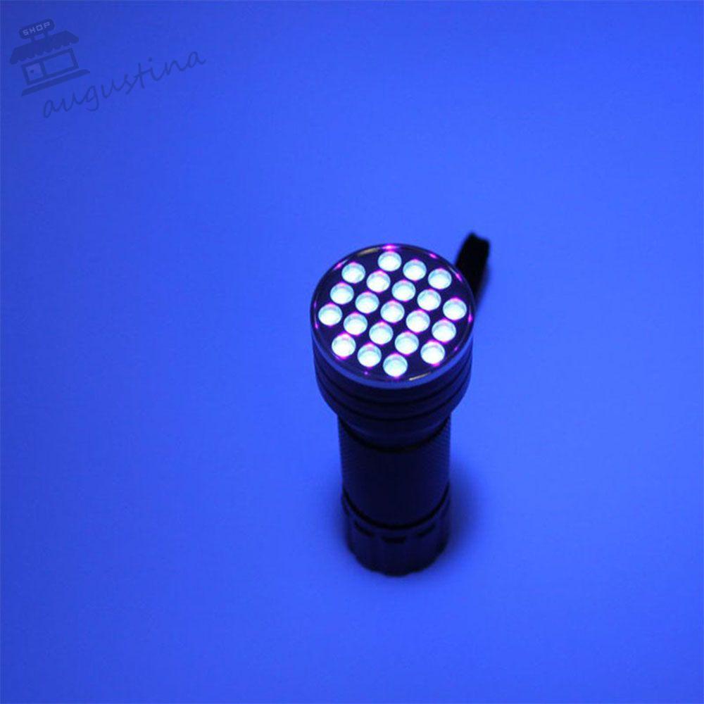 Augustina Đèn Pin 21 Bóng Led Uv Mini Bằng Nhôm Chất Lượng Cao Nhiều Màu Sắc