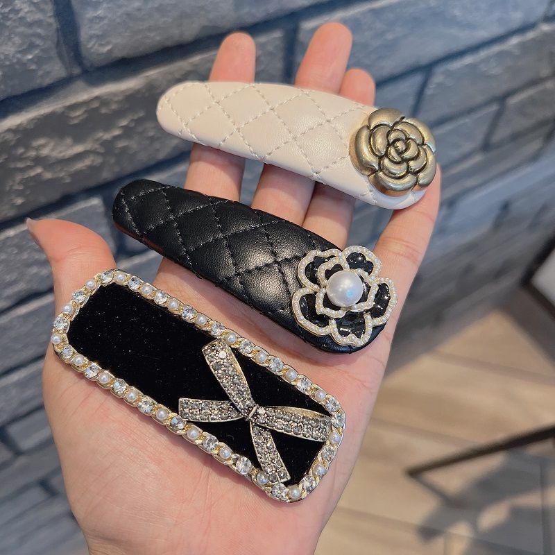 Xiao Xiangfeng Kẹp Tóc Hình Nơ Hoa Trà Nhỏ Thời Trang Khí Chất Phong Cách Retro