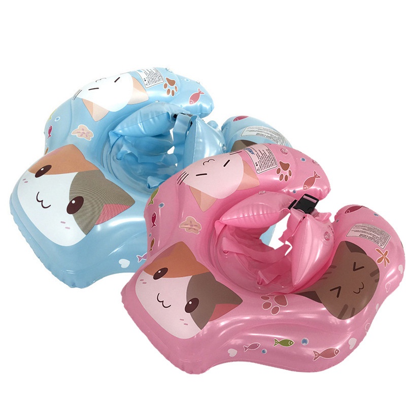 Phao Bơi Đeo Cổ An Toàn In Họa Tiết Hoạt Hình Dễ Thương Cho Bé 3 Tháng - 1.5 Tuổi