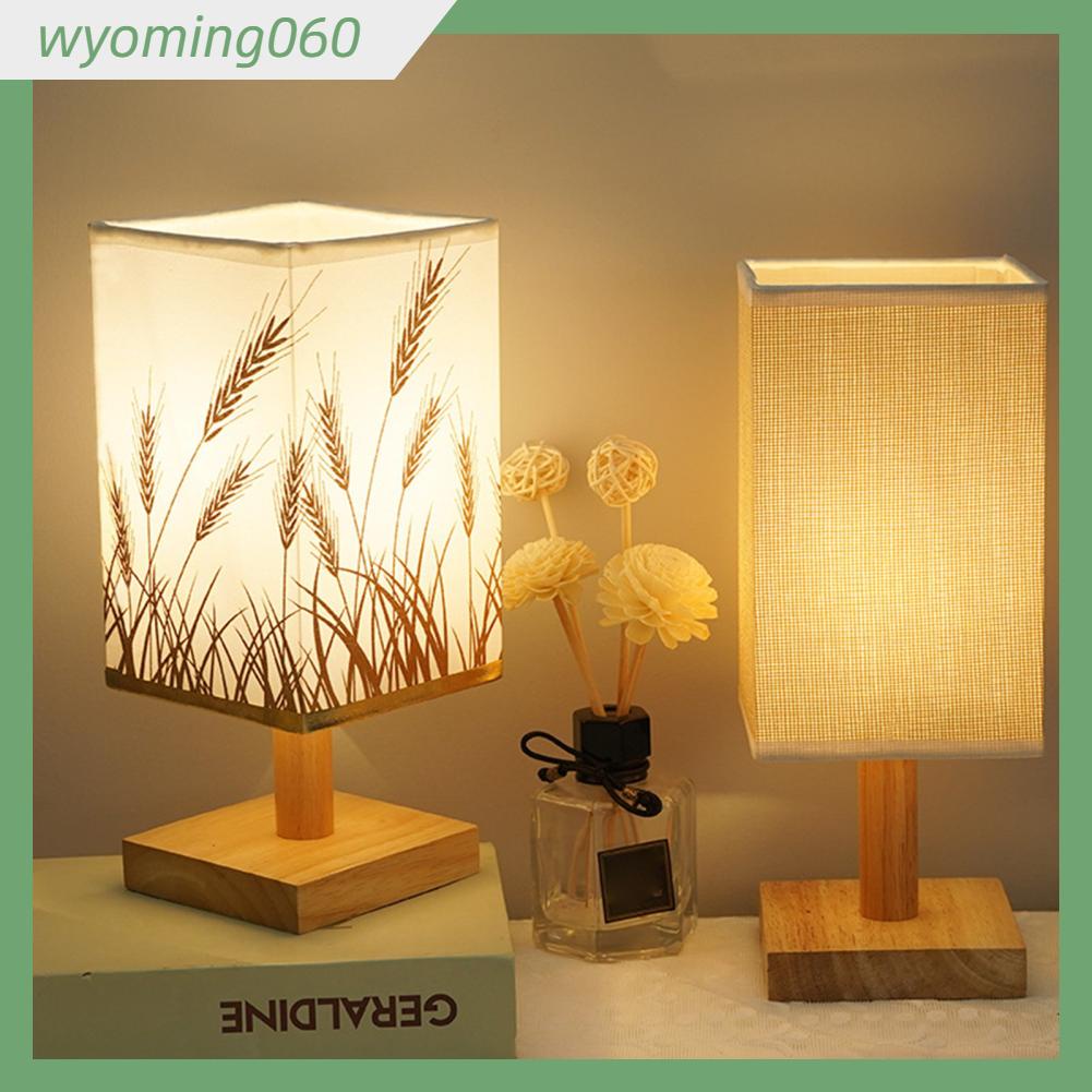 Chụp Đèn Bàn Vải Bảo Vệ Mắt Sạc Cổng USB Thiết Kế Tối Giản Hiện Đại Cho Phòng Ngủ / Phòng