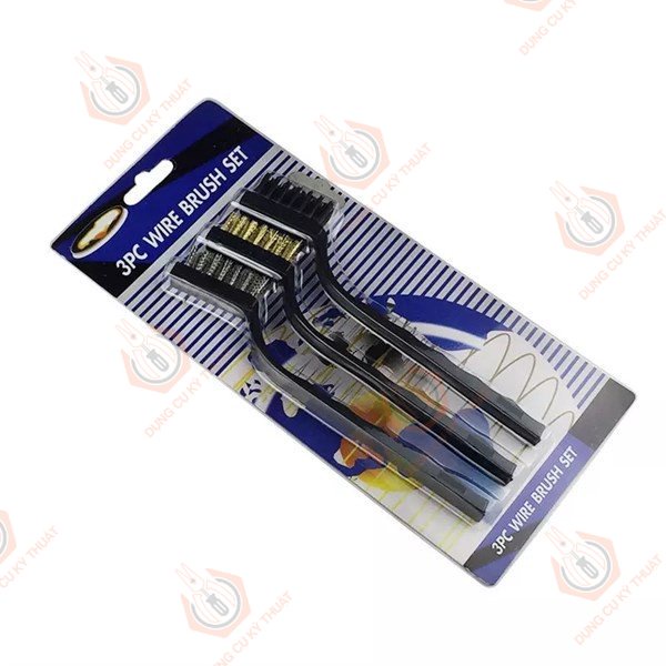 Bộ 3 bàn chải sắt chà sỉ hàn _ [Shop Dụng Cụ Kỹ Thuật]
