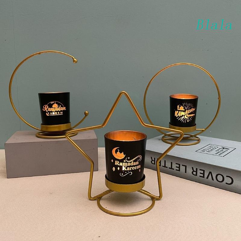 Giá Đỡ Nến Hình Mặt Trăng Tròn Cho Lễ Hội Eid Mubarak Ramadan