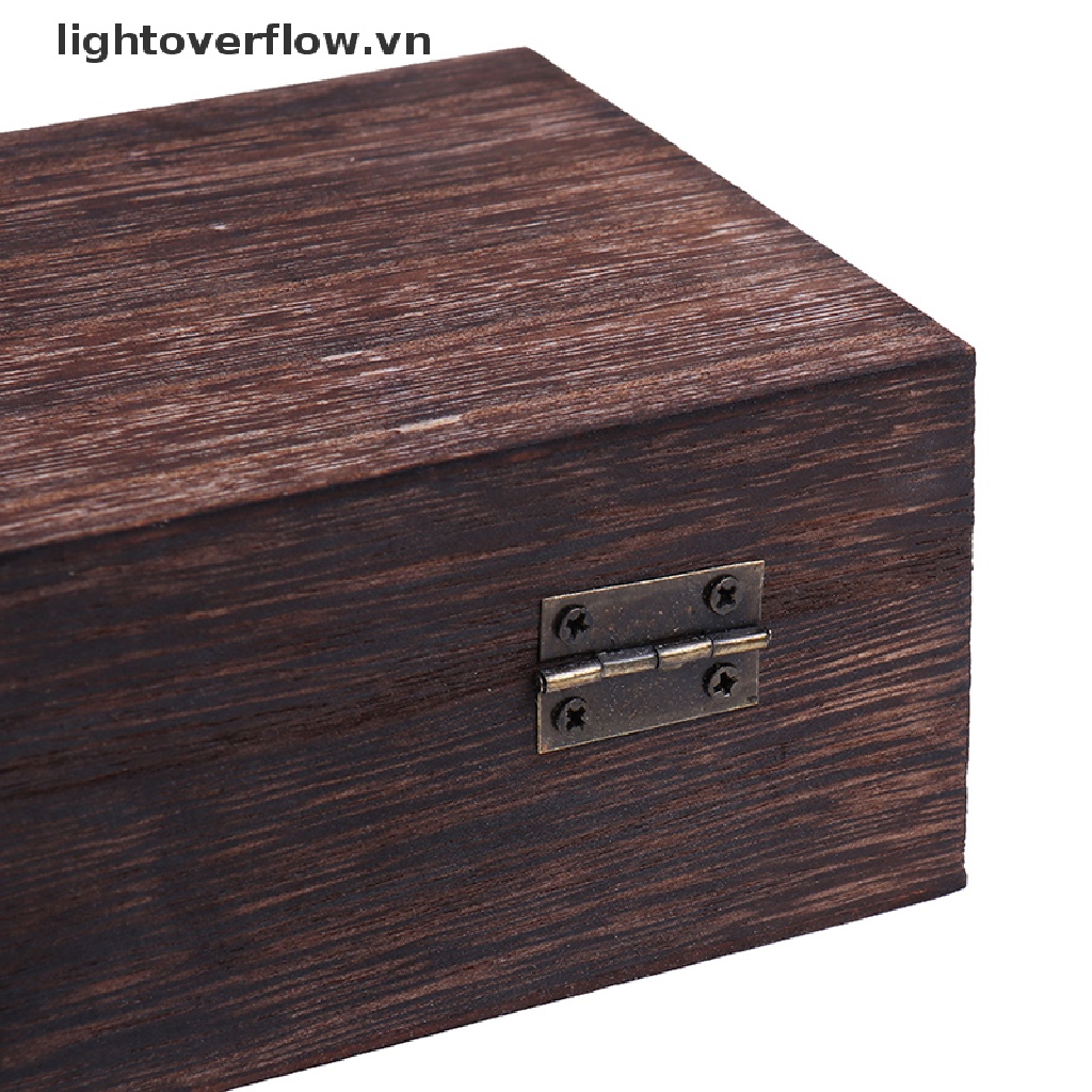 Hộp Gỗ Đựng Trang Sức Để Bàn Phong Cách Retro