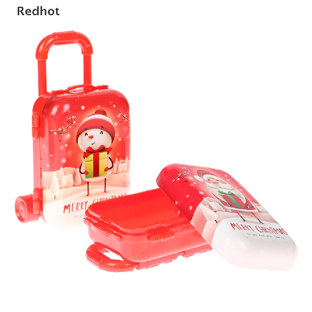 < Redhot > Mới Túi Xách Tay Mini Bằng Kim Loại Trang Trí Giáng Sinh Cho Nhà Búp Bê
