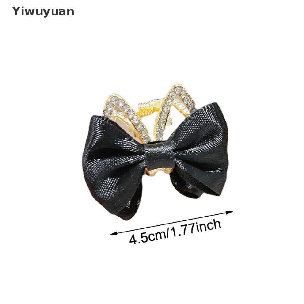 < Yiwuyuan > Kẹp Tóc Mái Hình Vương Miện Đính Đá Nhỏ Nhắn Nhiều Màu Sắc Siêu Thơ Mộng Cho Bé