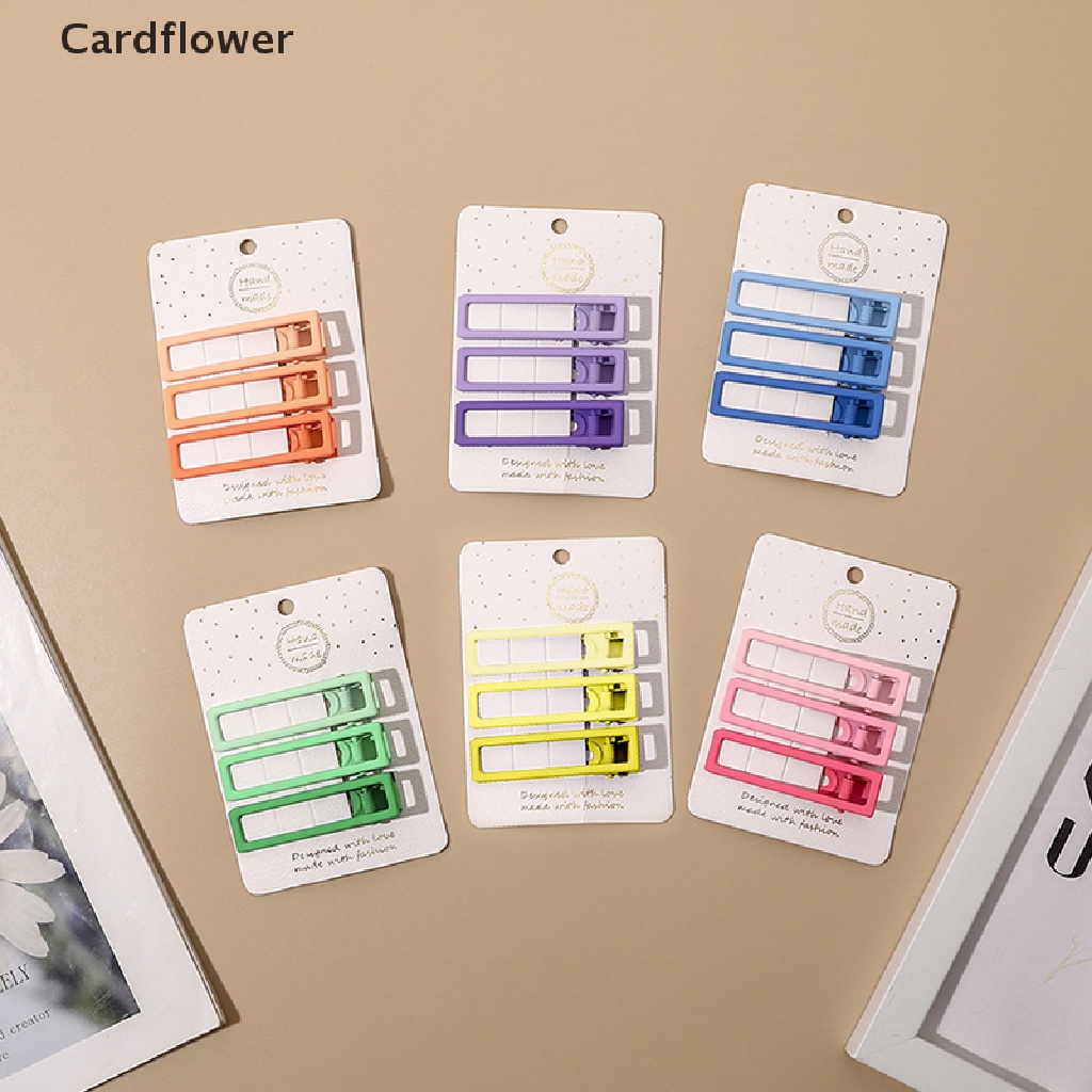 3 Kẹp Tóc Công Chúa Hình Giọt Nước Màu Sắc Ngọt Ngào Cho Bé Gái