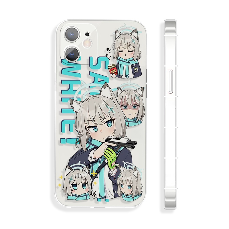 Blue Archive Creative personality Sunaōkami Shiroko Two-Dimensional phone case x compatible with iPhone 13 Apple 14pro