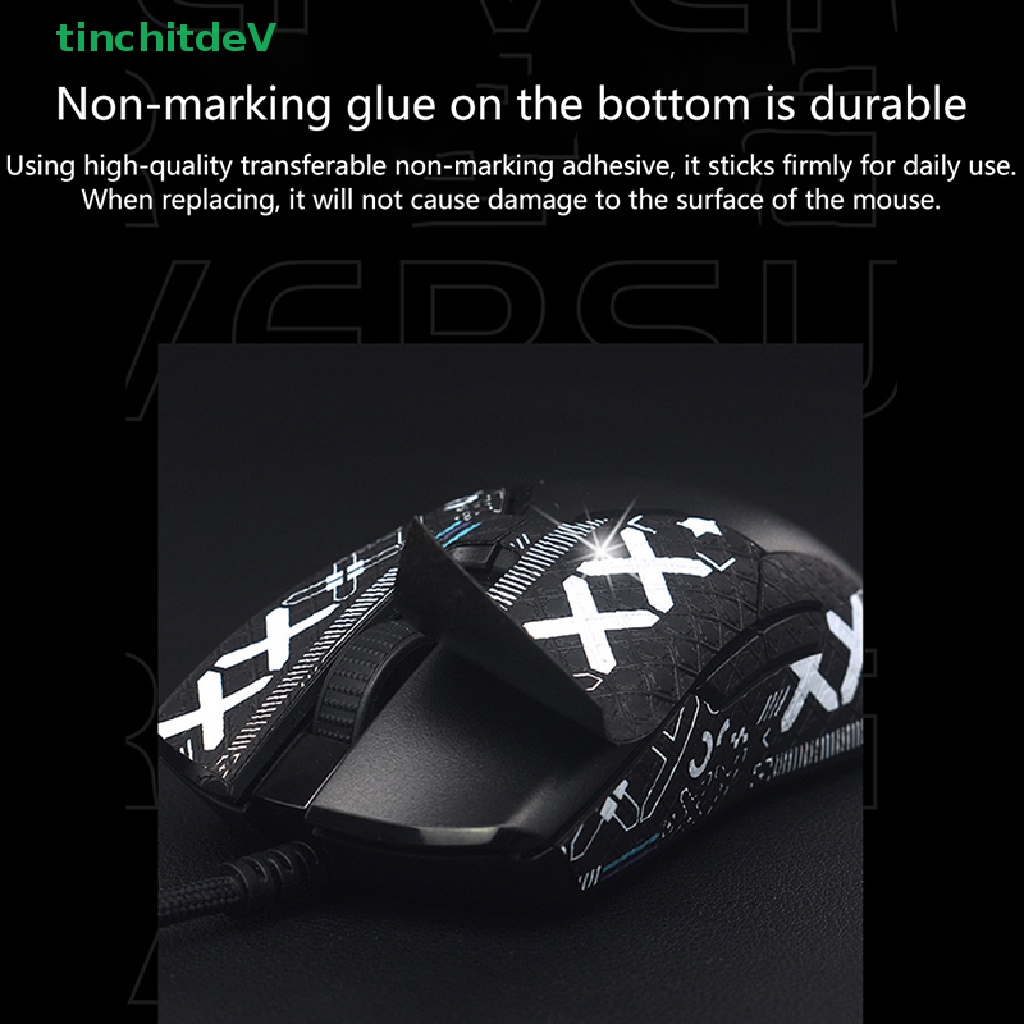 Miếng Dán Chống Trượt Chống Mồ Hôi Cho Chuột Không Dây Razer DeathAdder V3 Pro