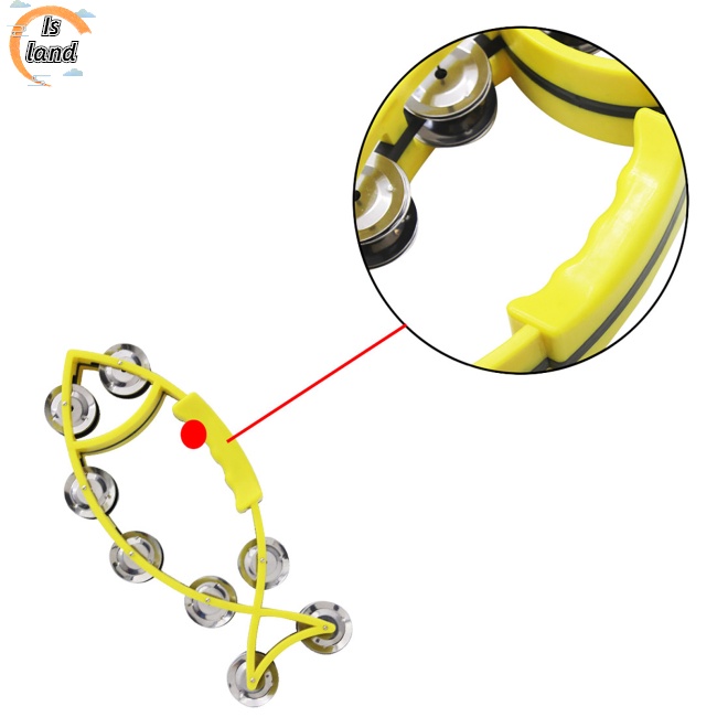 [IS] Trống Lục Lạc Cầm Tay Hình Cá Nhiều Màu Sắc Giáo Dục Sớm Cho Bé