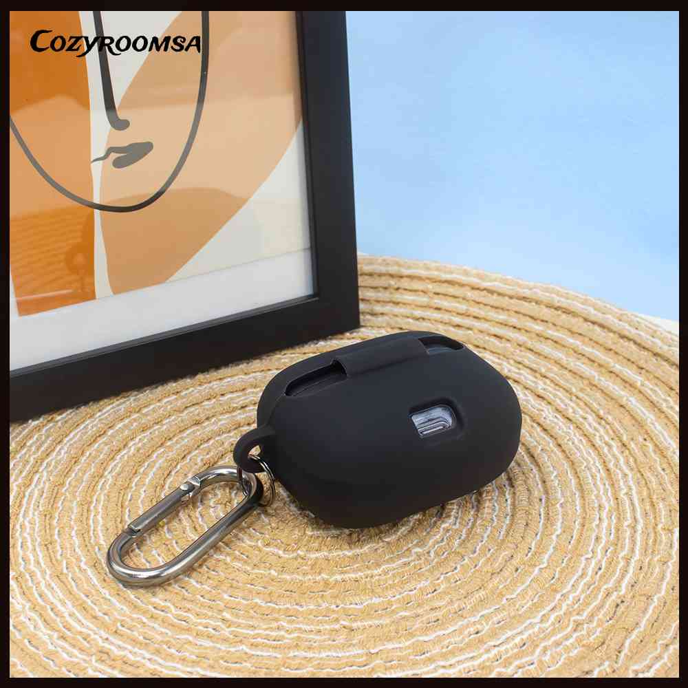 Vỏ Silicone Bảo Vệ Hộp Sạc Tai Nghe JBL Tune 230NC TWS Kèm Móc