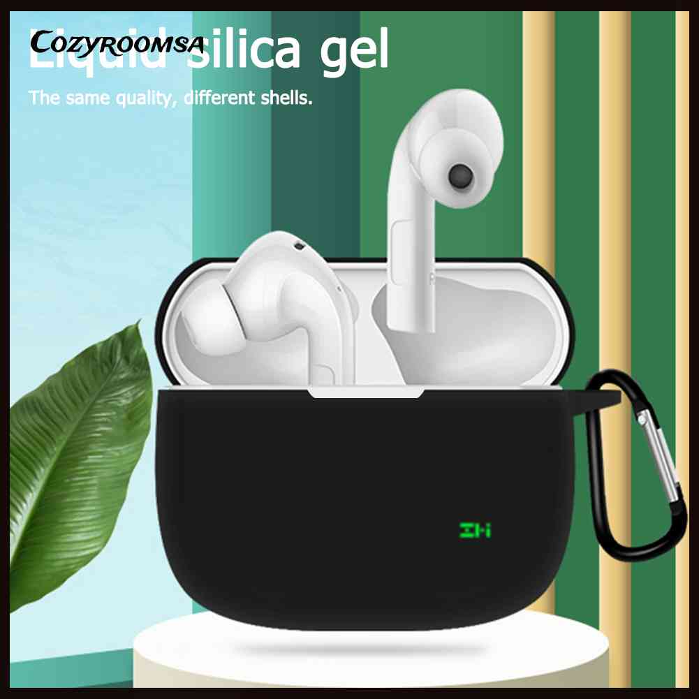 Vỏ Silicone Bảo Vệ Hộp Sạc Tai Nghe ZMI PurPods Pro Kèm Móc Khóa Ốp