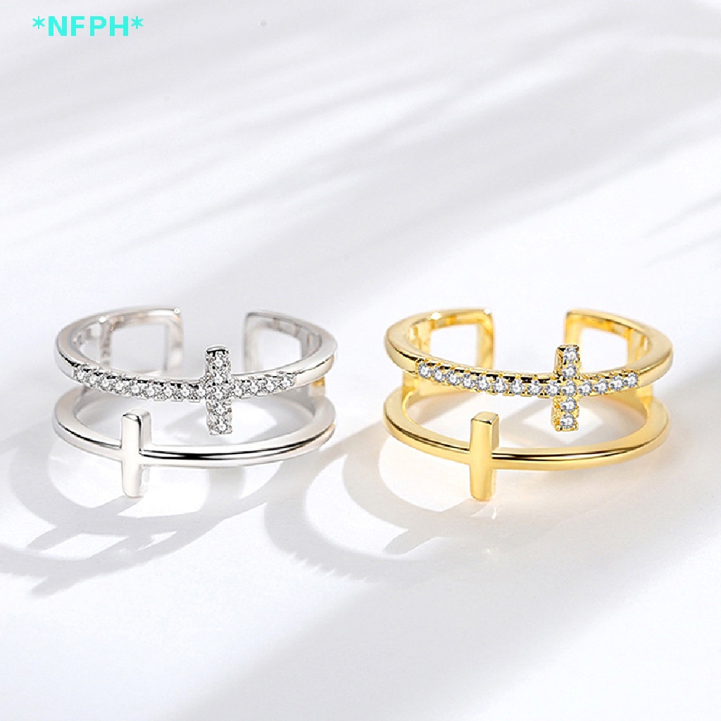 Nhẫn Hở Đính Đá Zircon Thời Trang Dành Cho Nữ Mới