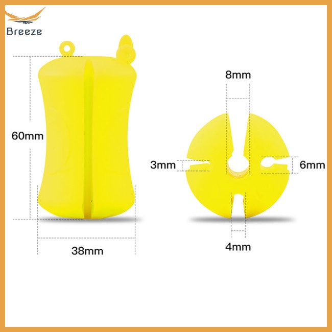 4 Phụ Kiện Quấn Cố Định Cần Câu Cá Bằng Silicon Mềm Chống Trượt Đa Năng