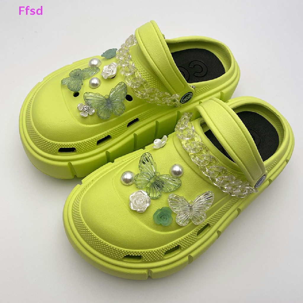 {Ffsd} Phụ Kiện Khóa Giày Diy Phong Cách Baroque Nổ Cài Bật * Bán Chạy