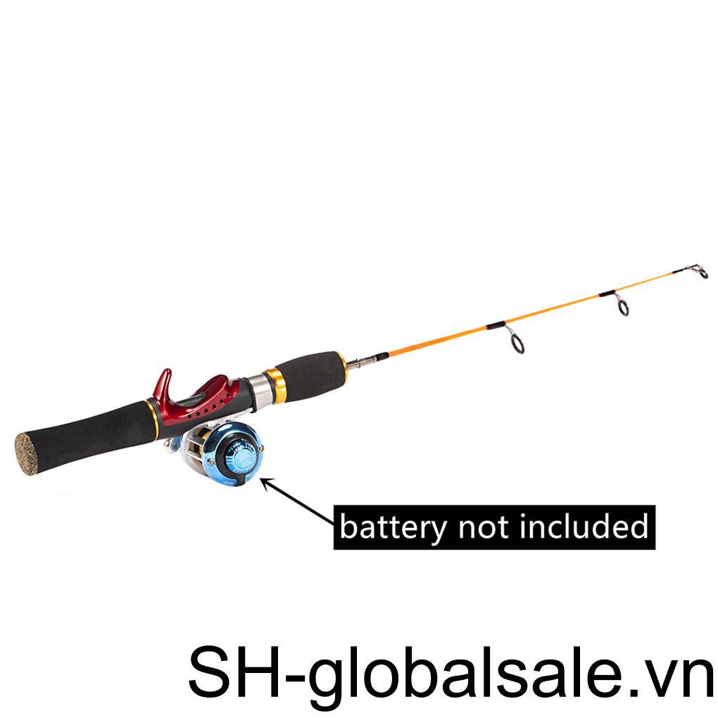 Cần Câu Cá Mùa Đông Chống Trượt / Mồ Hôi Tay Cầm Hấp Thụ Mồ Hôi 52cm