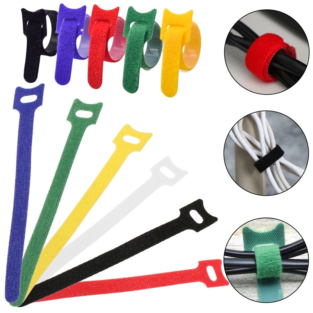 Dụng Cụ Quấn Dây Cáp Bằng Nylon Đa Năng Có Thể Tái Sử Dụng Tiện Lợi