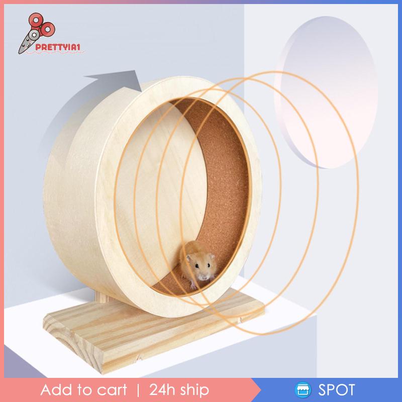 [Prettyia1] Đồ Chơi Vòng Quay Tập Thể Dục Cho Chuột Hamster Nhím Nhỏ