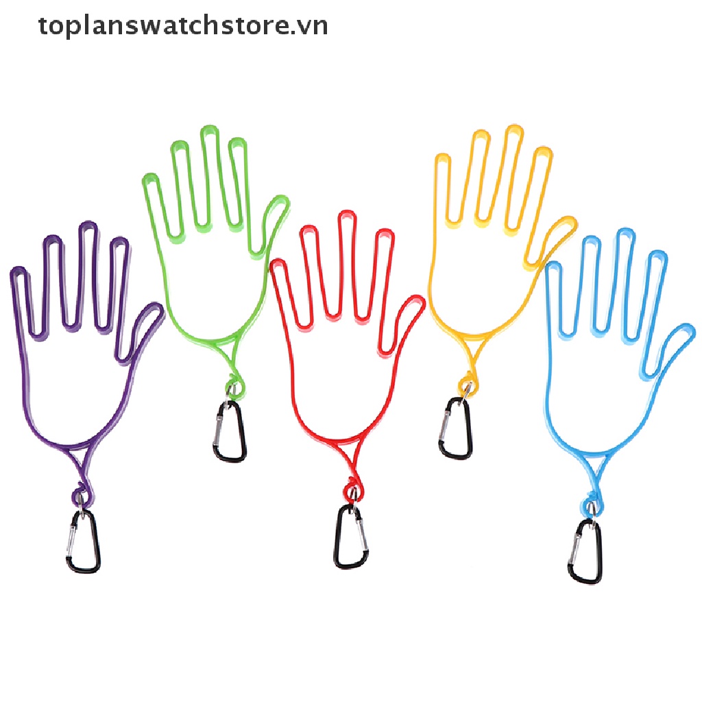 Giá Đỡ Găng Tay Đánh golf Bằng Nhựa Kèm Móc Chìa Khóa Tiện Dụng